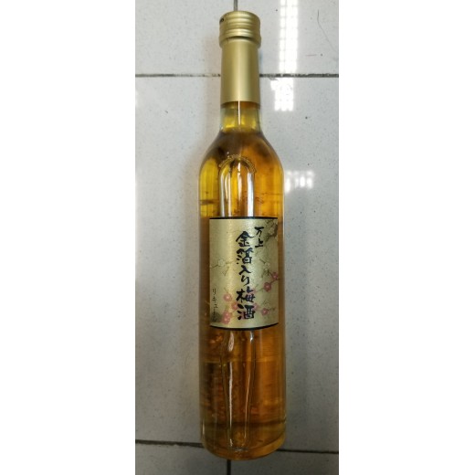 萬上梅酒純金箔入13% 500ML