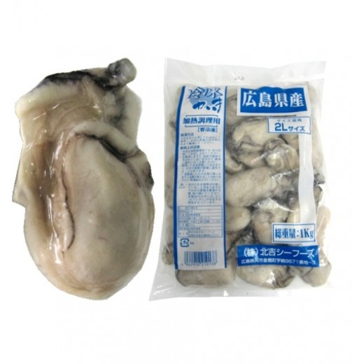 日本急凍蠔肉 2L SIZE 1KG (約30隻)