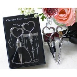 情侶紅酒酒塞開瓶器