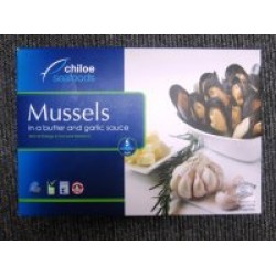 原箱 x10 智利牛油蒜蓉汁青口1磅(已熟) 約25隻